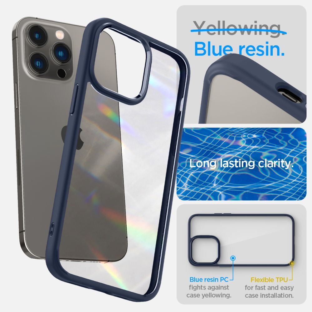 COVER SPIGEN ULTRA HYBRID IPHONE 14 PRO NAVY BLUE