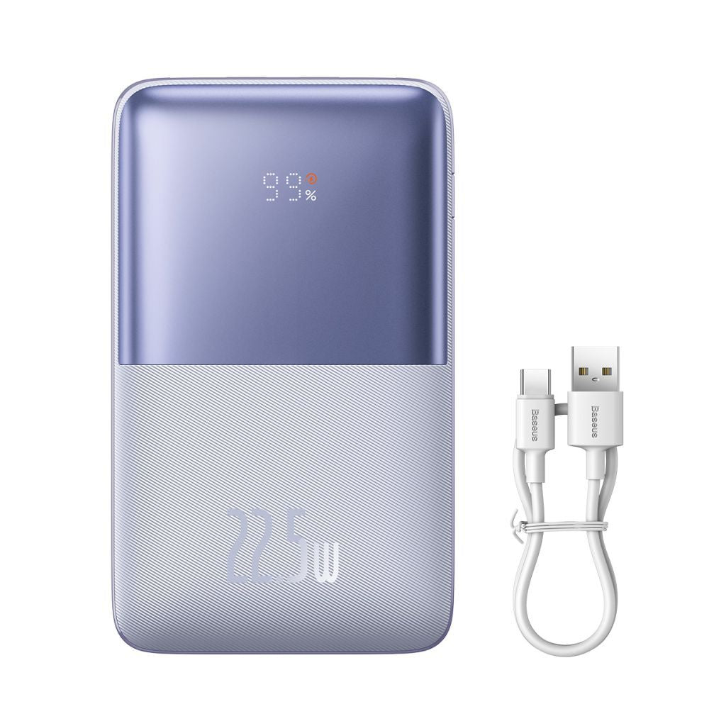 BASEUS PPBD2 BIPOW PRO 22,5 W DIGITALES DISPLAY POWER BANK 20000 MAH LILA