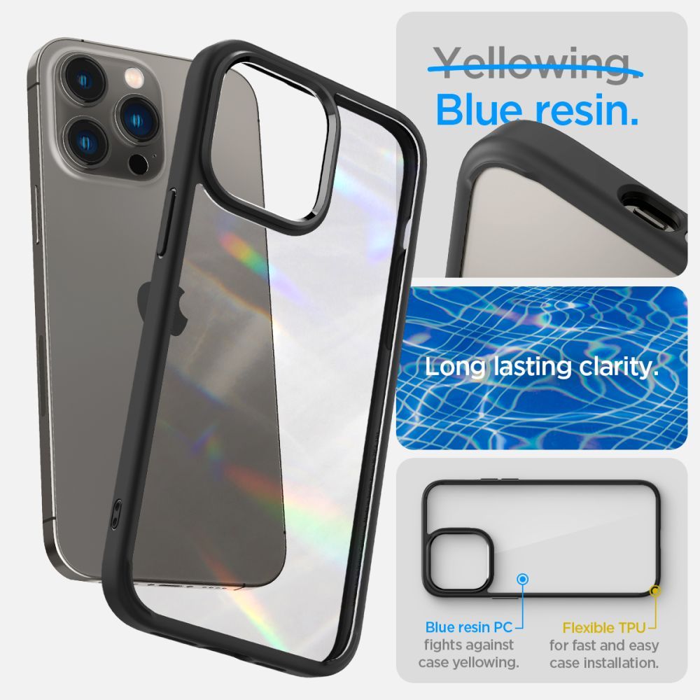 COVER SPIGEN ULTRA HYBRID IPHONE 14 PRO MATTE BLACK