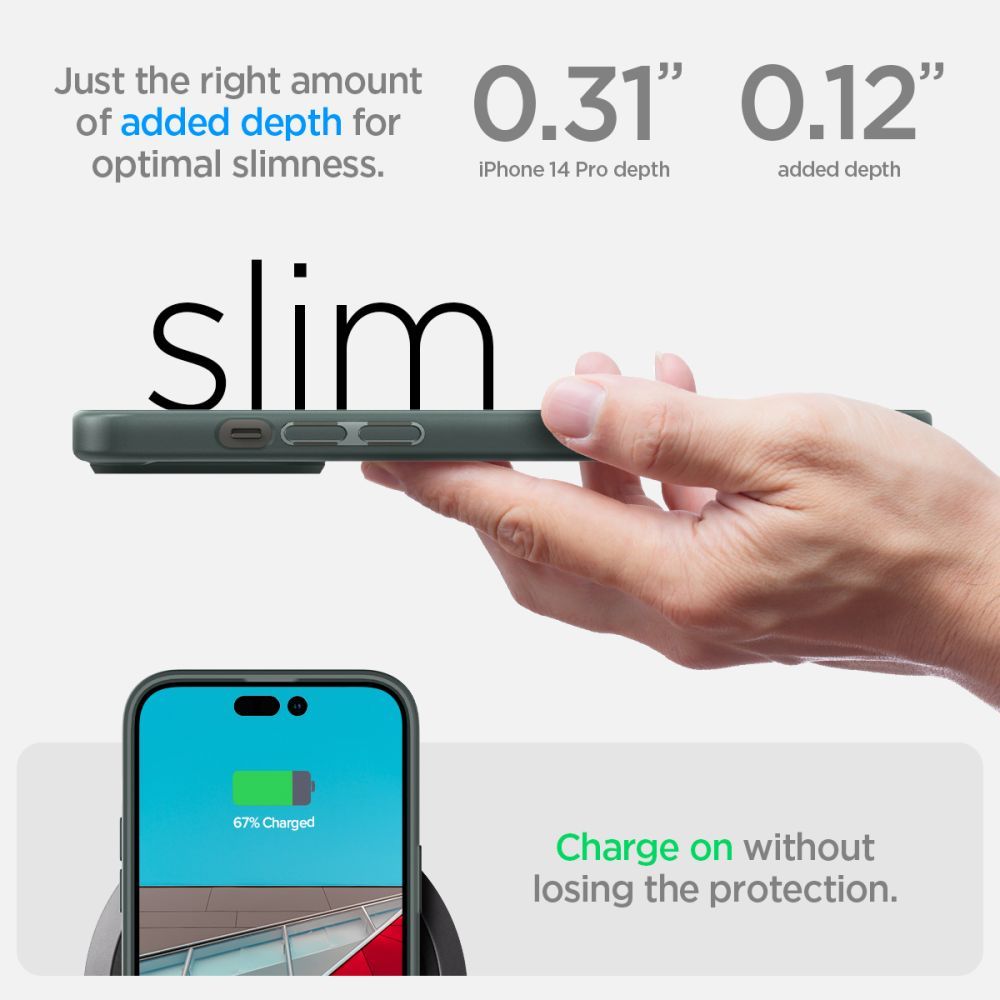 COVER SPIGEN ULTRA HYBRID IPHONE 14 PRO ABYSS GREEN