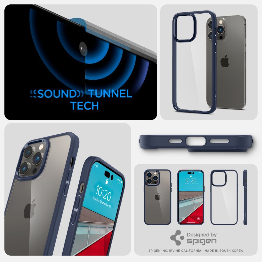COVER SPIGEN ULTRA HYBRID IPHONE 14 PRO NAVY BLUE