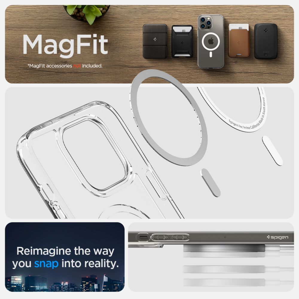 COVER SPIGEN ULTRA HYBRID MAG MAGSAFE IPHONE 14 PRO WHITE