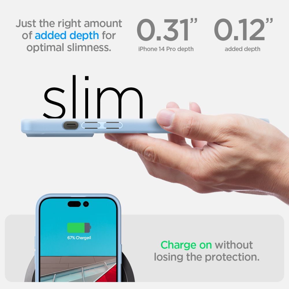COVER SPIGEN ULTRA HYBRID IPHONE 14 PRO SIERRA BLUE