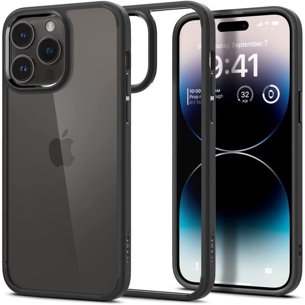 COVER SPIGEN ULTRA HYBRID IPHONE 14 PRO MATTE BLACK