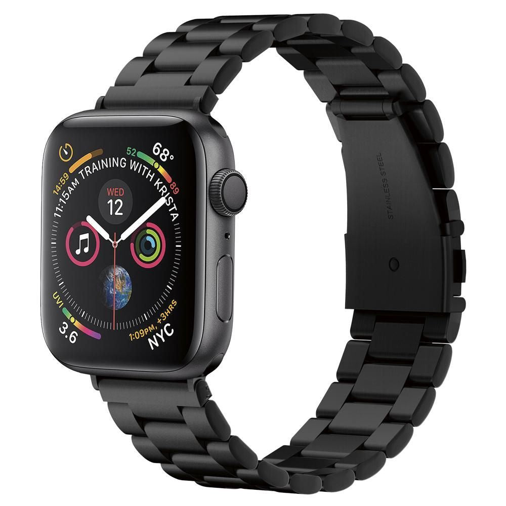 CINTURINO SPIGEN MODERN FIT BAND APPLE WATCH 4 / 5 / 6 / 7 / SE (42 / 44 / 45 MM) SCHWARZ