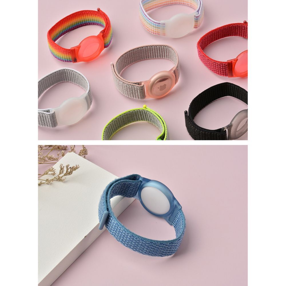 CINTURINO FASCIA TECH-PROTECT NYLONGURT FÜR KINDER APPLE AIRTAG BLAU