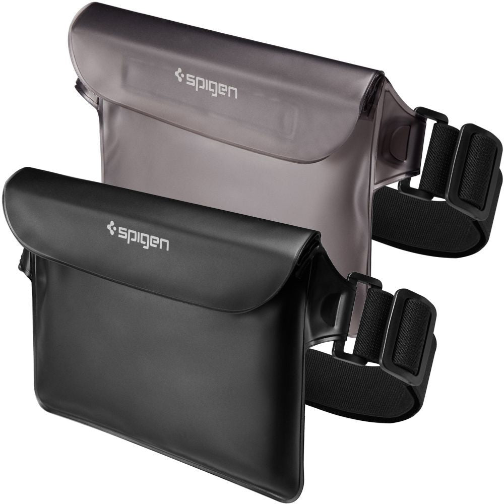 BORSELLO SPIGEN A620 UNIVERSAL WASSERDICHTE GÜRTELTASCHE 2ER-PACK SCHWARZ