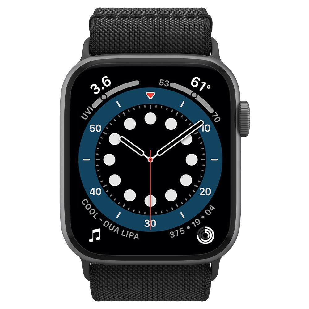 SPIGEN FIT LITE CINTURINO APPLE WATCH 4 / 5 / 6 / 7 / 8 / SE / ULTRA (42 / 44 / 45 / 49 MM) SCHWARZ