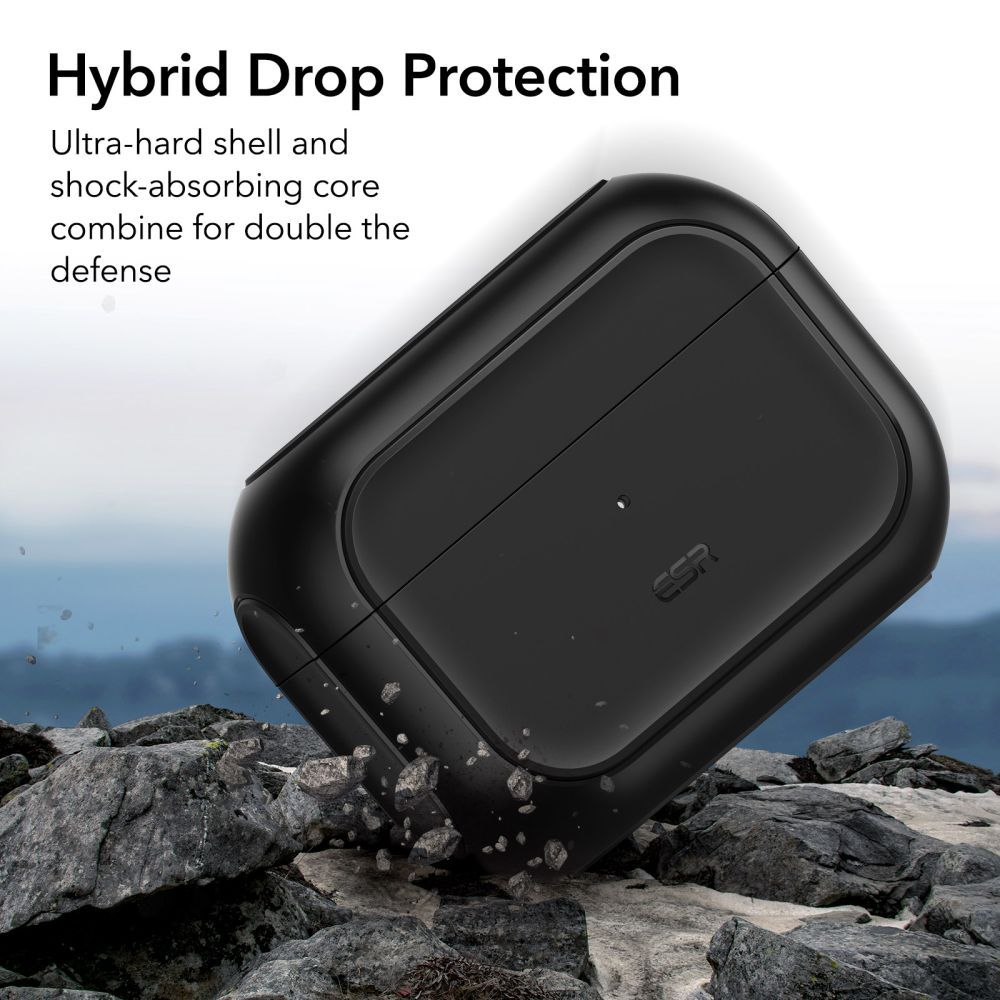 CUSTODIA ESR ORBIT HALOLOCK MAGSAFE APPLE AIRPODS PRO 1/2 NERO