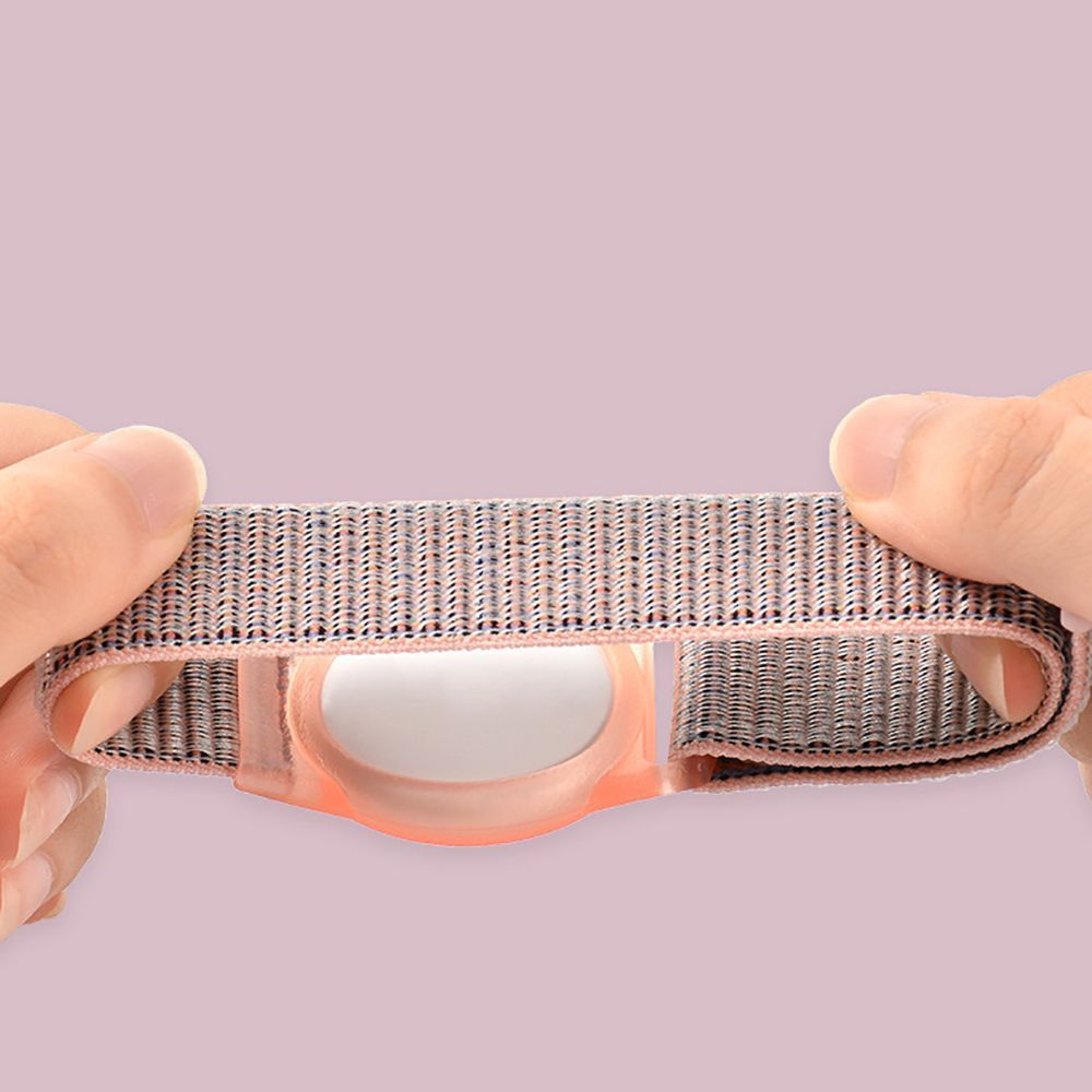 CINTURINO FASCIA TECH-PROTECT NYLONGURT FÜR KINDER APPLE AIRTAG ROSA