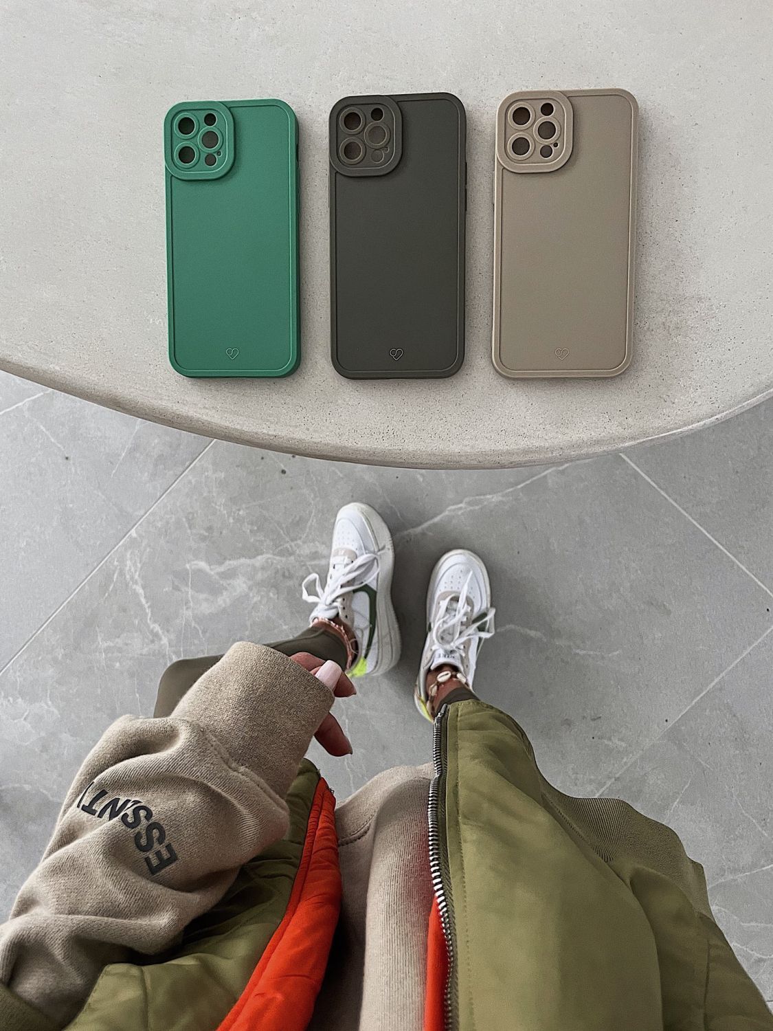 COVER CASSY URBAN CUSTODIA IN SILICONE IPHONE 12 PRO MAX KHAKI