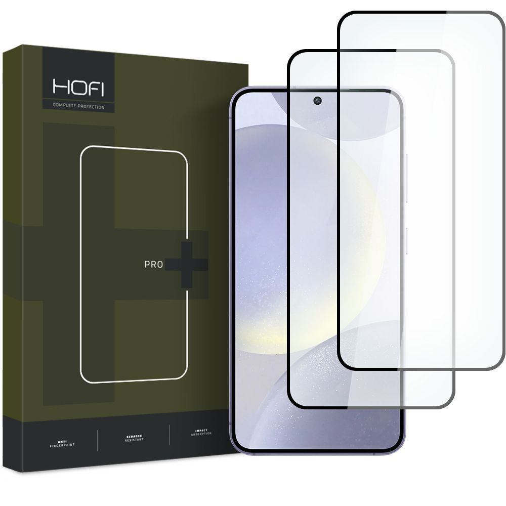 VETRO TEMPERATO HOFI GLASS PRO+ CONFEZIONE DA 2 GALAXY S24 NERO