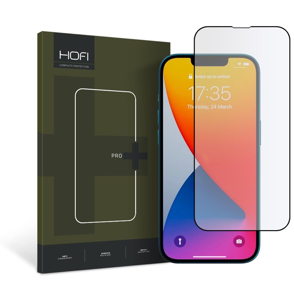 VETRO TEMPERATO HOFI GLASS PRO+ IPHONE 13 / 13 PRO / 14 BLACK