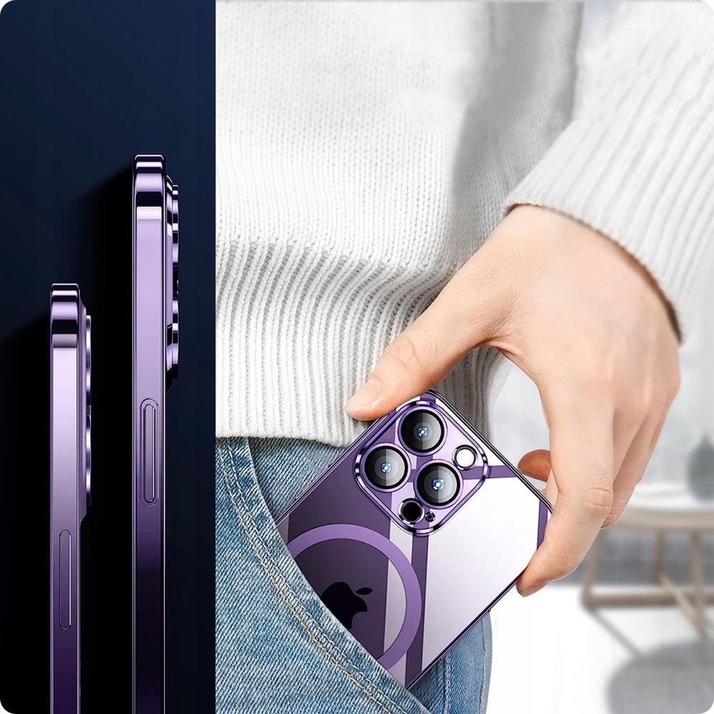 TECH-PROTECT MAGSHINE MAGSAFE IPHONE 14 PRO PURPLE EAN: 9490713935682