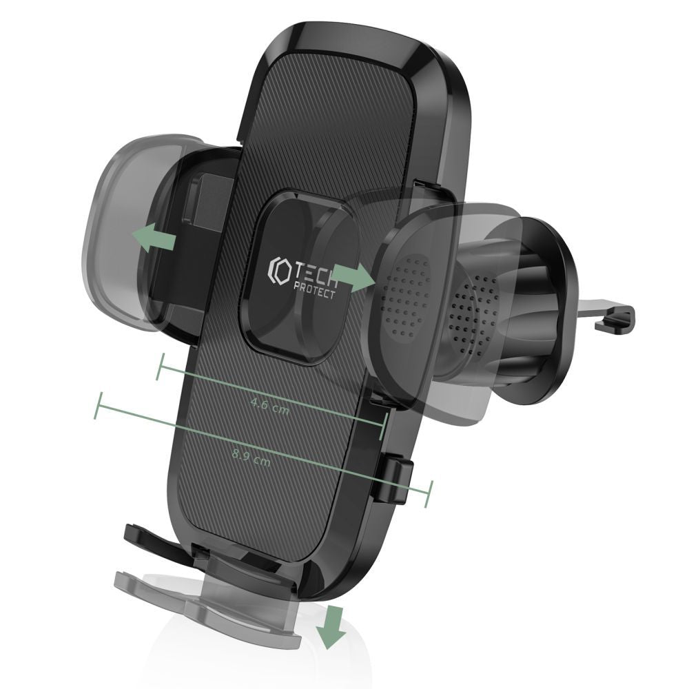 SUPPORTO AUTO UNIVERSALE TECH-PROTECT V3 SUPPORTO PER AUTO UNIVERSALE CON SFIATO NERO