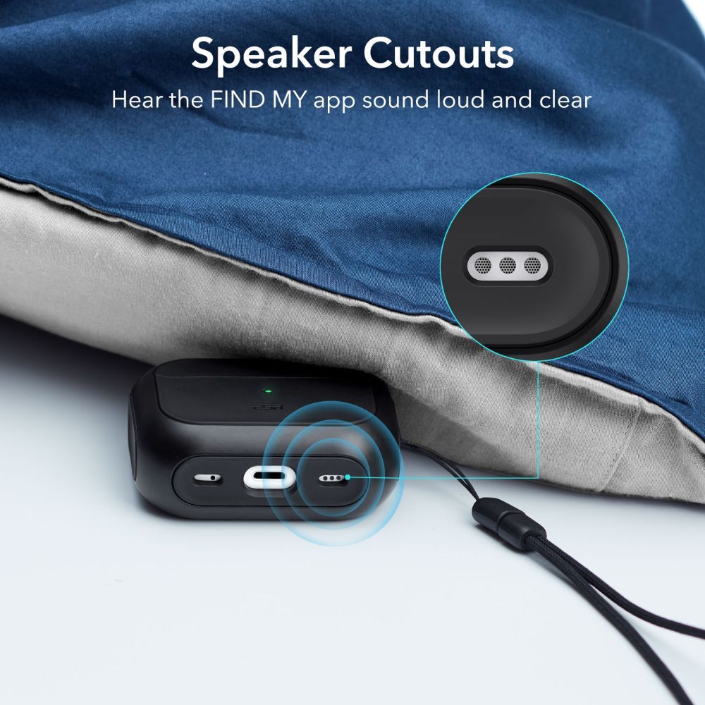 CUSTODIA ESR ORBIT HALOLOCK MAGSAFE APPLE AIRPODS PRO 1/2 NERO