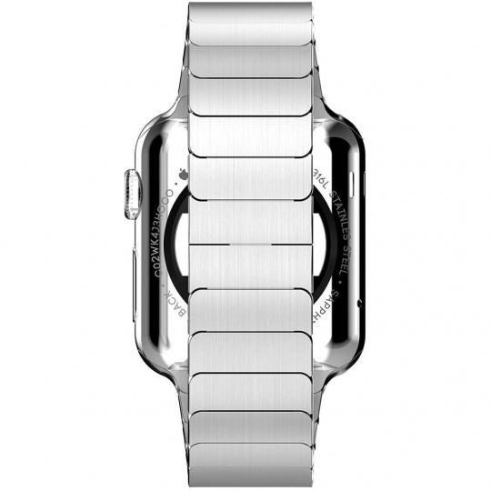 CINTURINO MAGLIA TECH-PROTECT LINKBAND APPLE WATCH 4 / 5 / 6 / 7 / SE (42 / 44 / 45 MM) SILBER