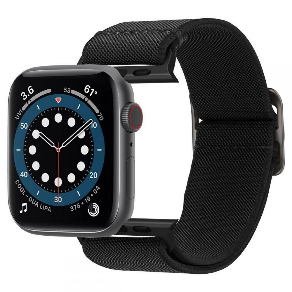 SPIGEN FIT LITE CINTURINO APPLE WATCH 4 / 5 / 6 / 7 / 8 / SE / ULTRA (42 / 44 / 45 / 49 MM) SCHWARZ