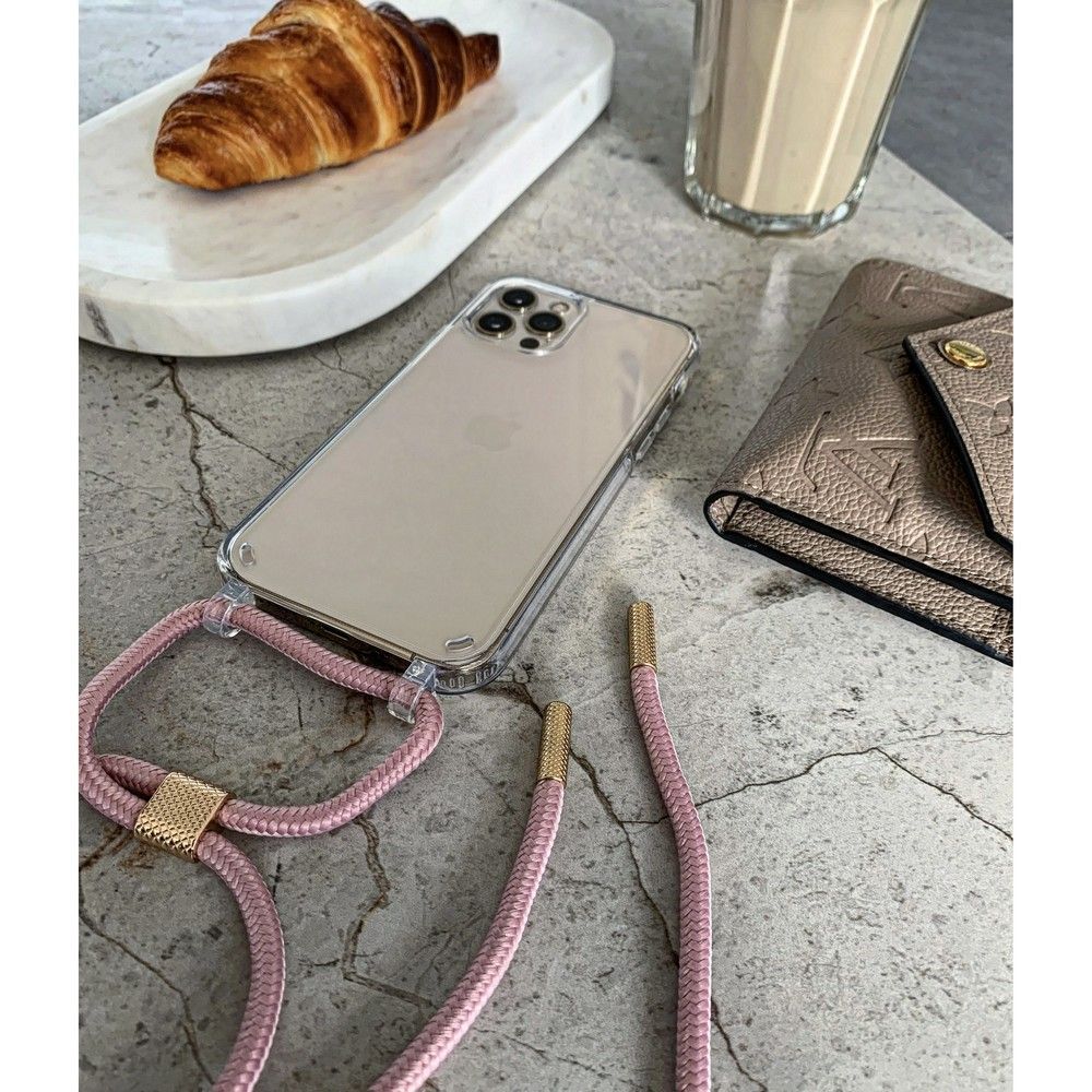 TECH-PROTECT FLEXAIR CHAIN COVER IPHONE 14 SCHWARZ & ROSA