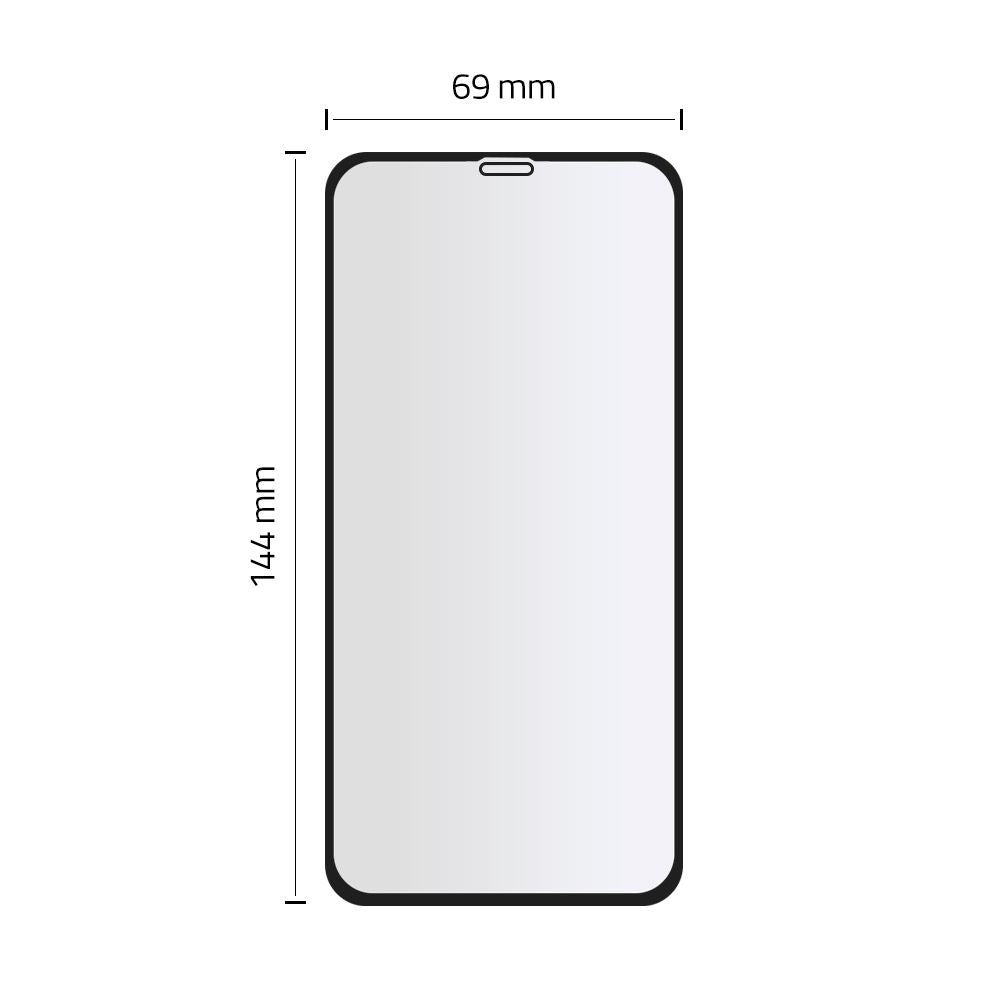 VETRO TEMPERATO HOFI HYBRID GLASS IPHONE 11 / XR BLACK EAN: 5906735414608