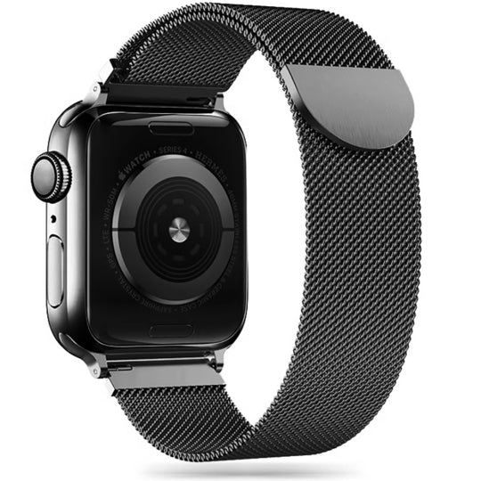 CINTURINO MAGLIA TECH-PROTECT MILANESEBAND APPLE WATCH 4 / 5 / 6 / 7 / 8 / SE / ULTRA (42 / 44 / 45 / 49 MM) NERO