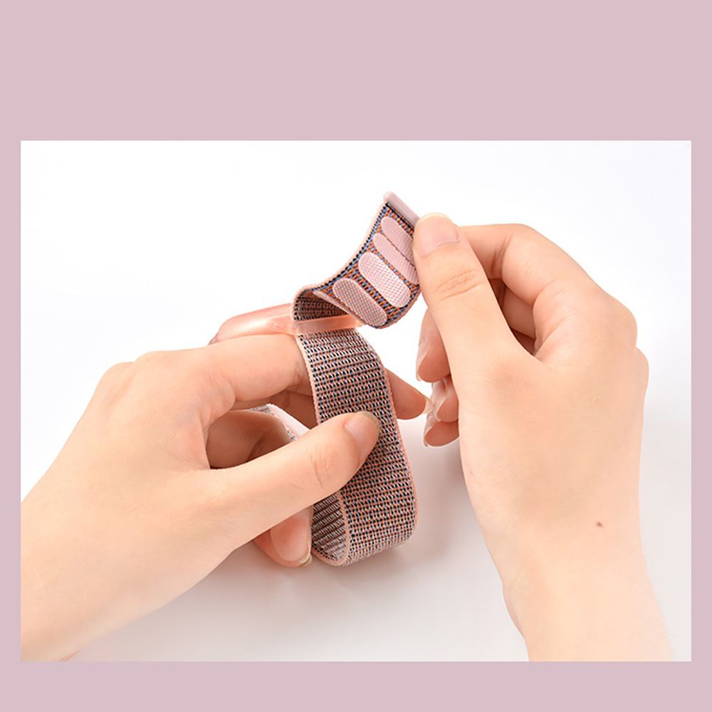 CINTURINO FASCIA TECH-PROTECT NYLONGURT FÜR KINDER APPLE AIRTAG ROSA
