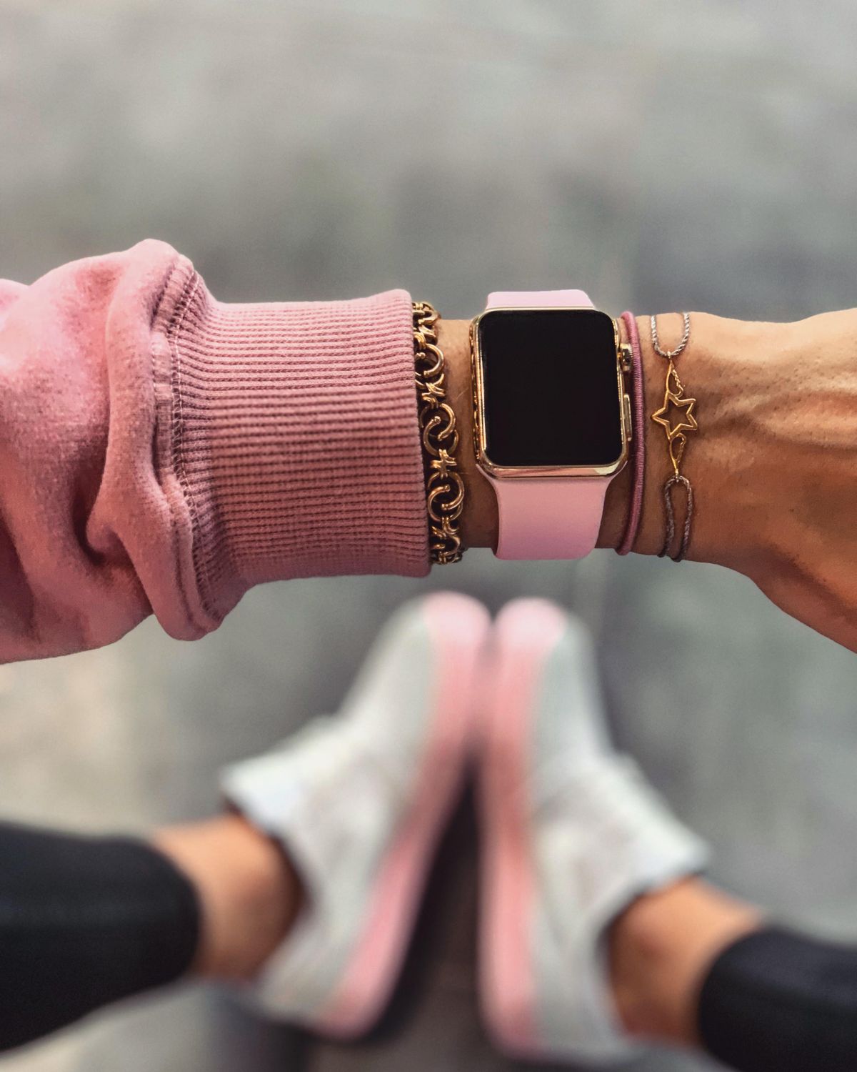 CINTURINO TECH-PROTECT ICONBAND APPLE WATCH 4 / 5 / 6 / 7 / SE (38 / 40 / 41 MM) ROSA SABBIA