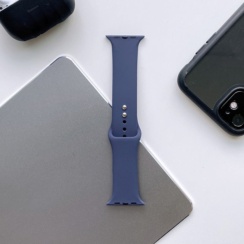 CINTURINO TECH-PROTECT ICONBAND APPLE WATCH 4 / 5 / 6 / 7 / SE (38 / 40 / 41 MM) BLU NOTTE