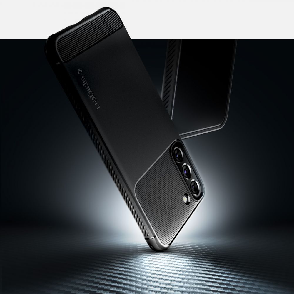 COVER SPIGEN RUGGED ARMOR GALAXY S22 MATTSCHWARZ