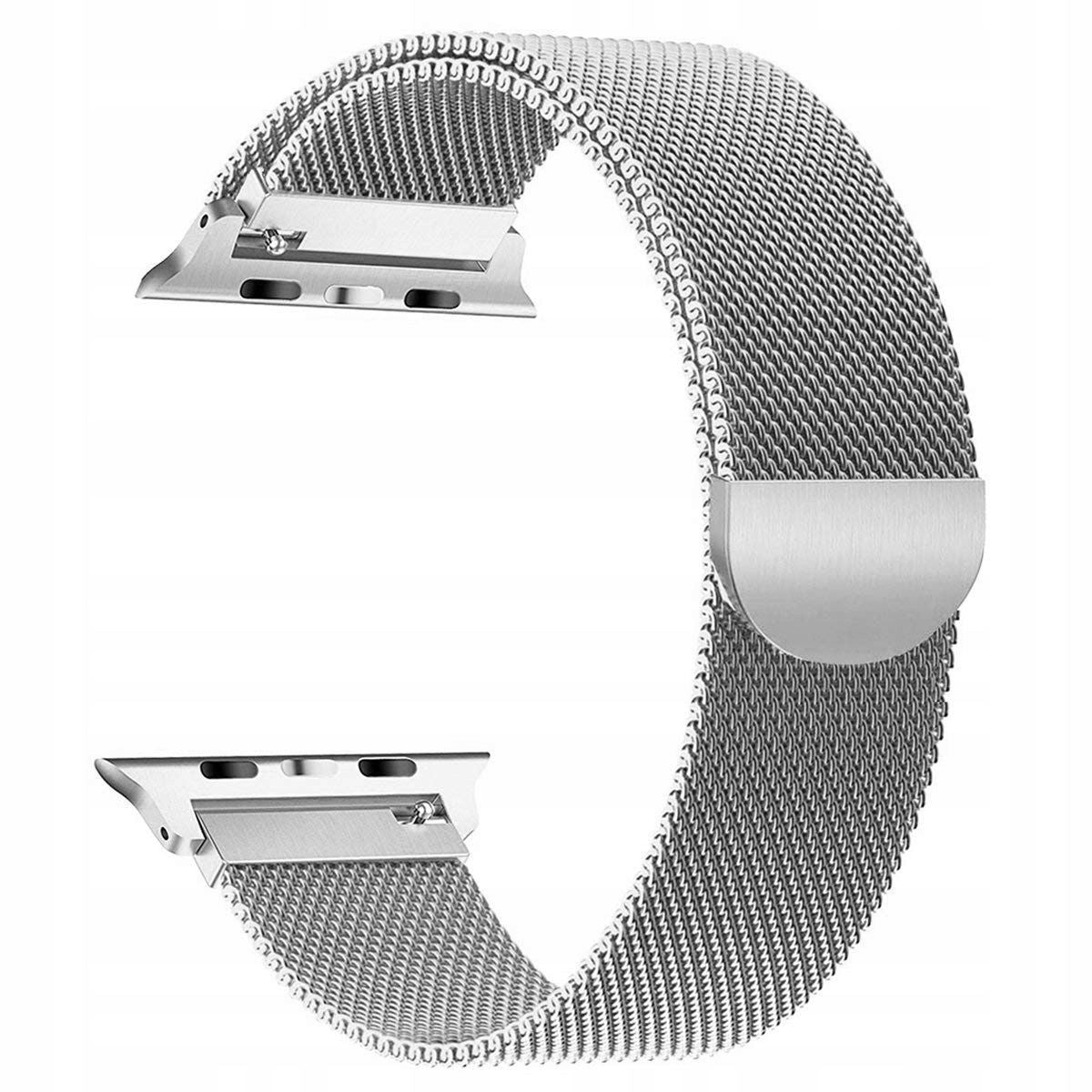 CINTURINO MAGLIA TECH-PROTECT MILANESEBAND APPLE WATCH 4 / 5 / 6 / 7 / SE (38 / 40 / 41 MM) SILBER