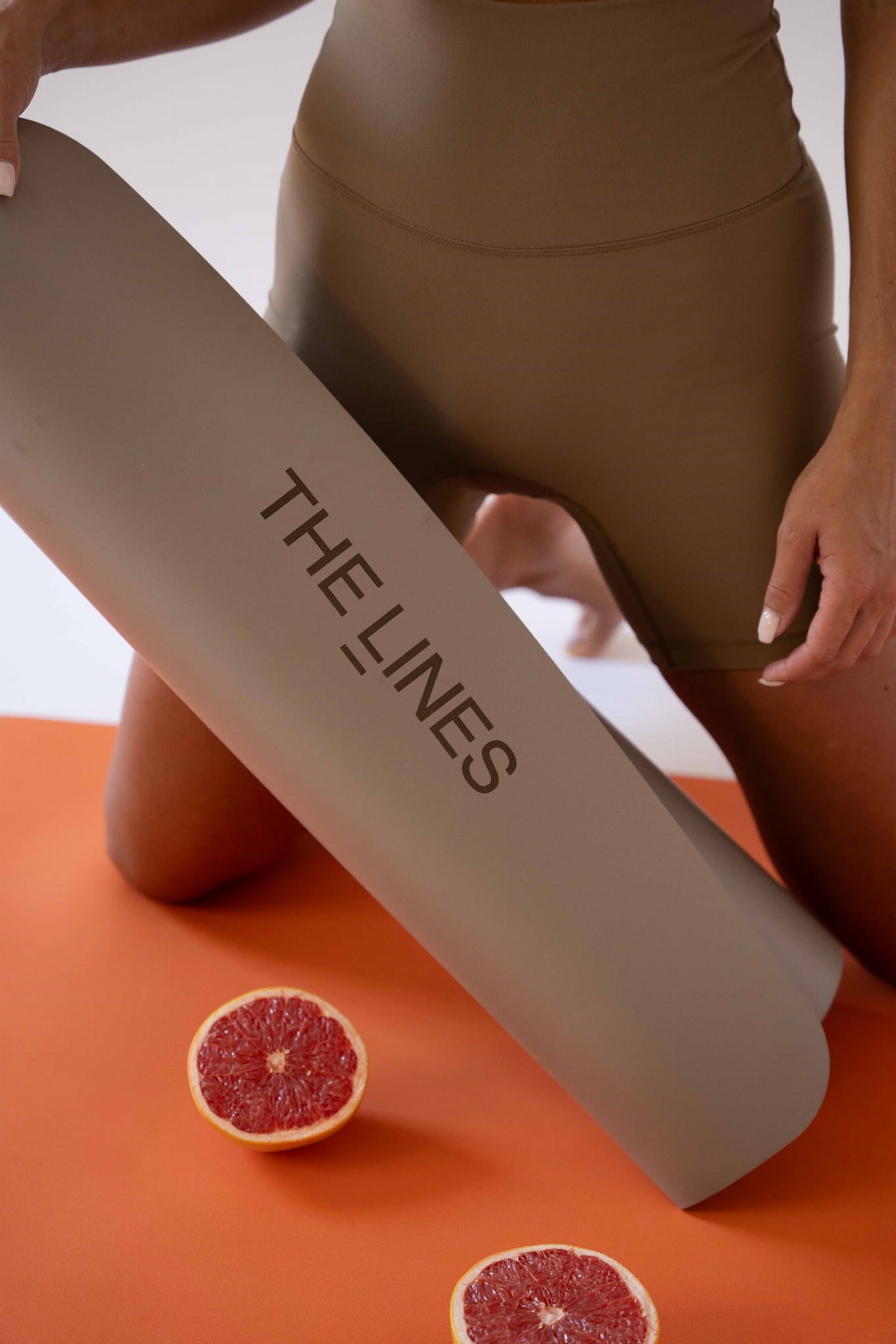 TAPPETINO YOGA THE LINES URBAN SABBIA