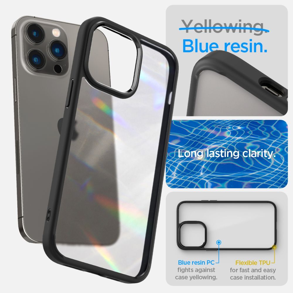 COVER SPIGEN ULTRA HYBRID IPHONE 14 PRO FROST NERA