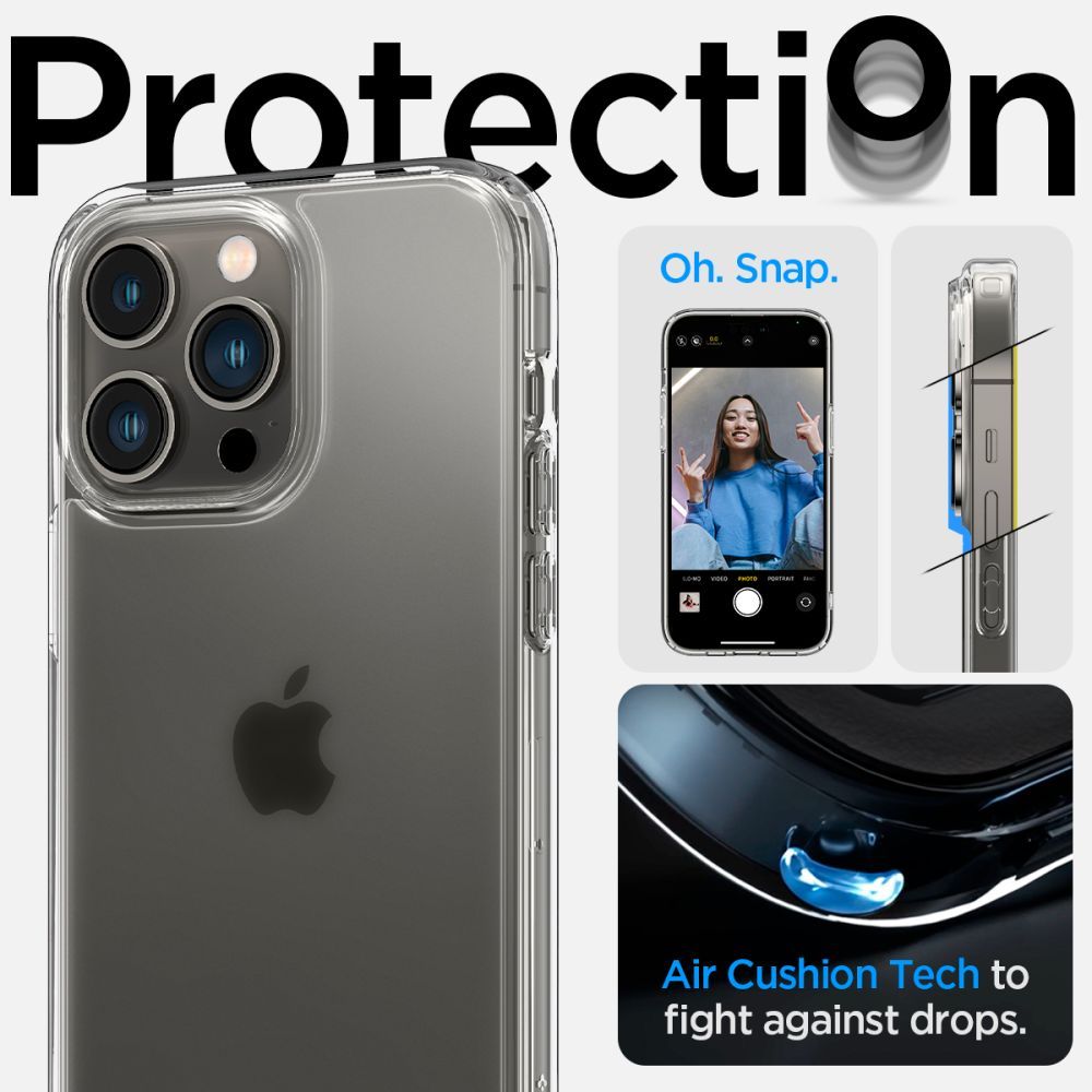 COVER SPIGEN ULTRA HYBRID IPHONE 14 PRO MAX FROST CLEAR