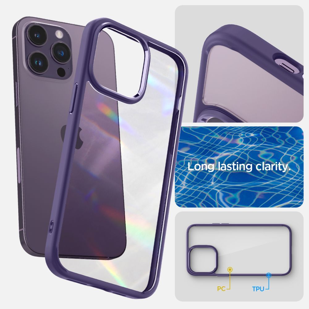 COVER SPIGEN ULTRA HYBRID IPHONE 14 PRO DEEP PURPLE