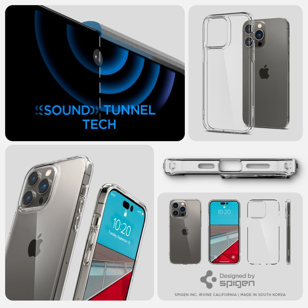 COVER SPIGEN ULTRA HYBRID IPHONE 14 PRO MAX CRISTALLINO