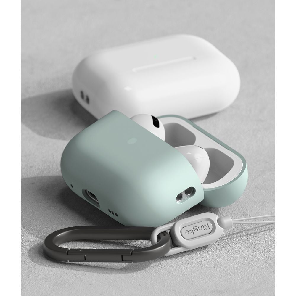 CUSTODIA RINGKE SILICONE APPLE AIRPODS PRO 1/2 SEAFOAM