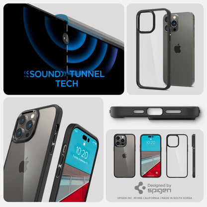 COVER SPIGEN ULTRA HYBRID IPHONE 14 PRO MATTSCHWARZ