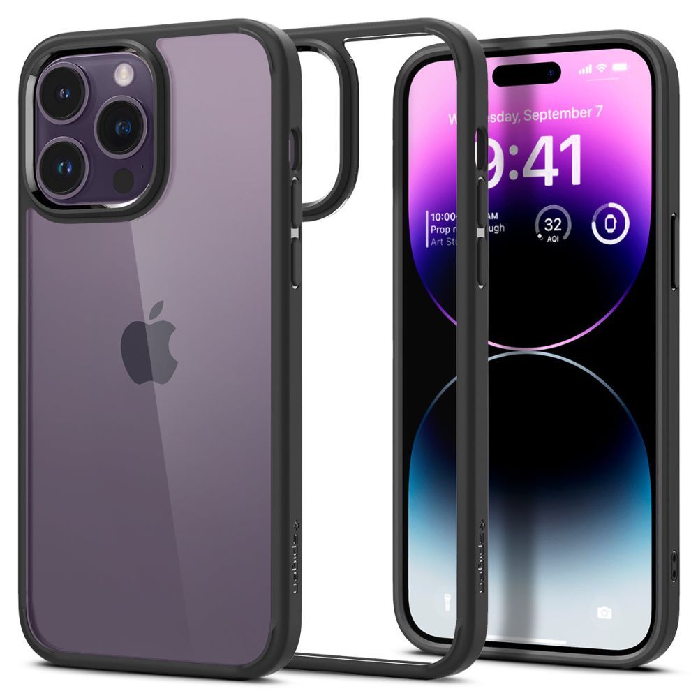 COVER SPIGEN ULTRA HYBRID IPHONE 14 PRO MAX MATTE BLACK