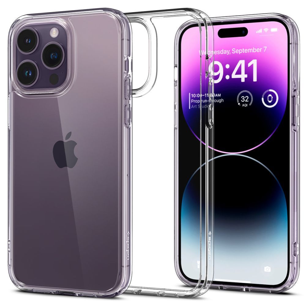 COVER SPIGEN ULTRA HYBRID IPHONE 14 PRO MAX CRYSTAL CLEAR