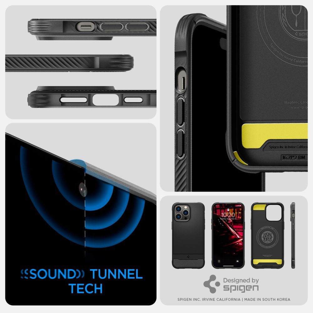 COVER SPIGEN RUGGED ARMOR MAG MAGSAFE IPHONE 14 PRO MAX MATTSCHWARZ