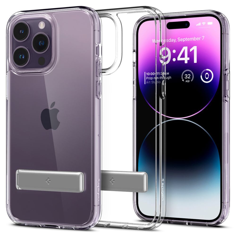 COVER SPIGEN ULTRA HYBRID &quot;S&quot; IPHONE 14 PRO MAX CRISTALLO CHIARO