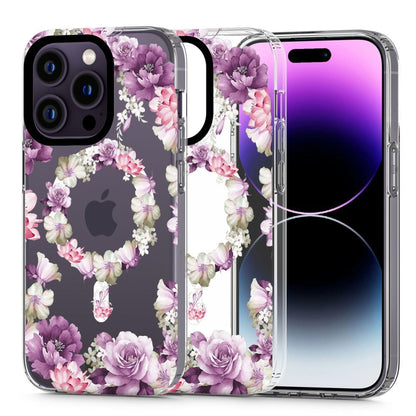 COVER TECH-PROTECT MAGMOOD MAGSAFE IPHONE 14 PRO ROSE FLORAL