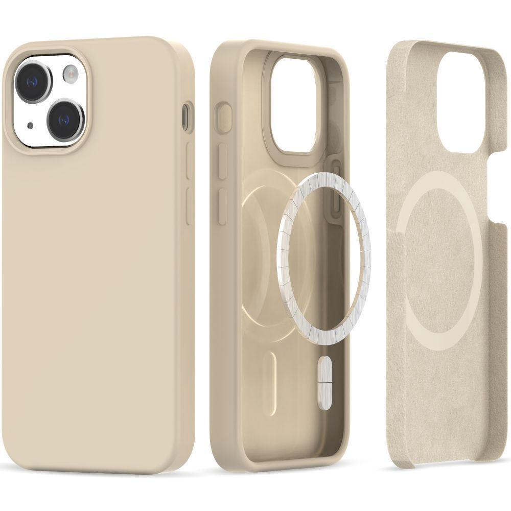 COVER TECH-PROTECT SILICONE MAGSAFE IPHONE 13 / 14 BEIGE