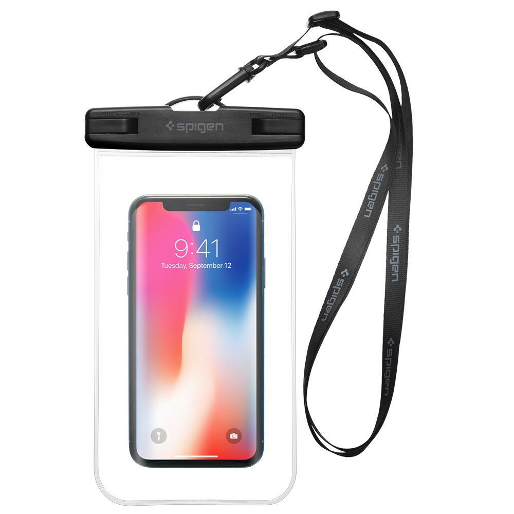 SPIGEN A600 UNIVERSAL WATERPROOF CASE CRYSTAL CLEAR