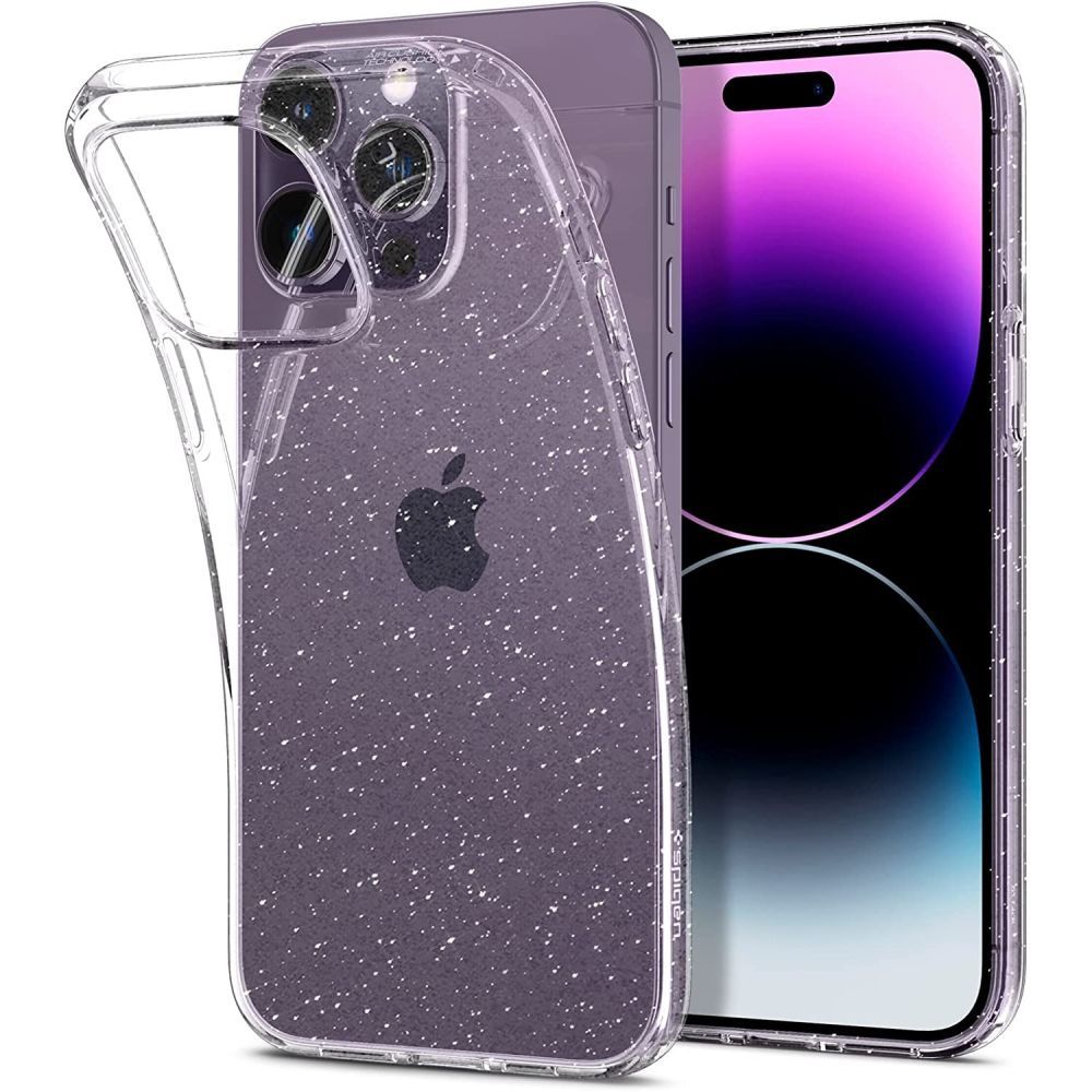 COVER SPIGEN CRISTALLO LIQUIDO IPHONE 14 PRO CRISTALLO GLITTER