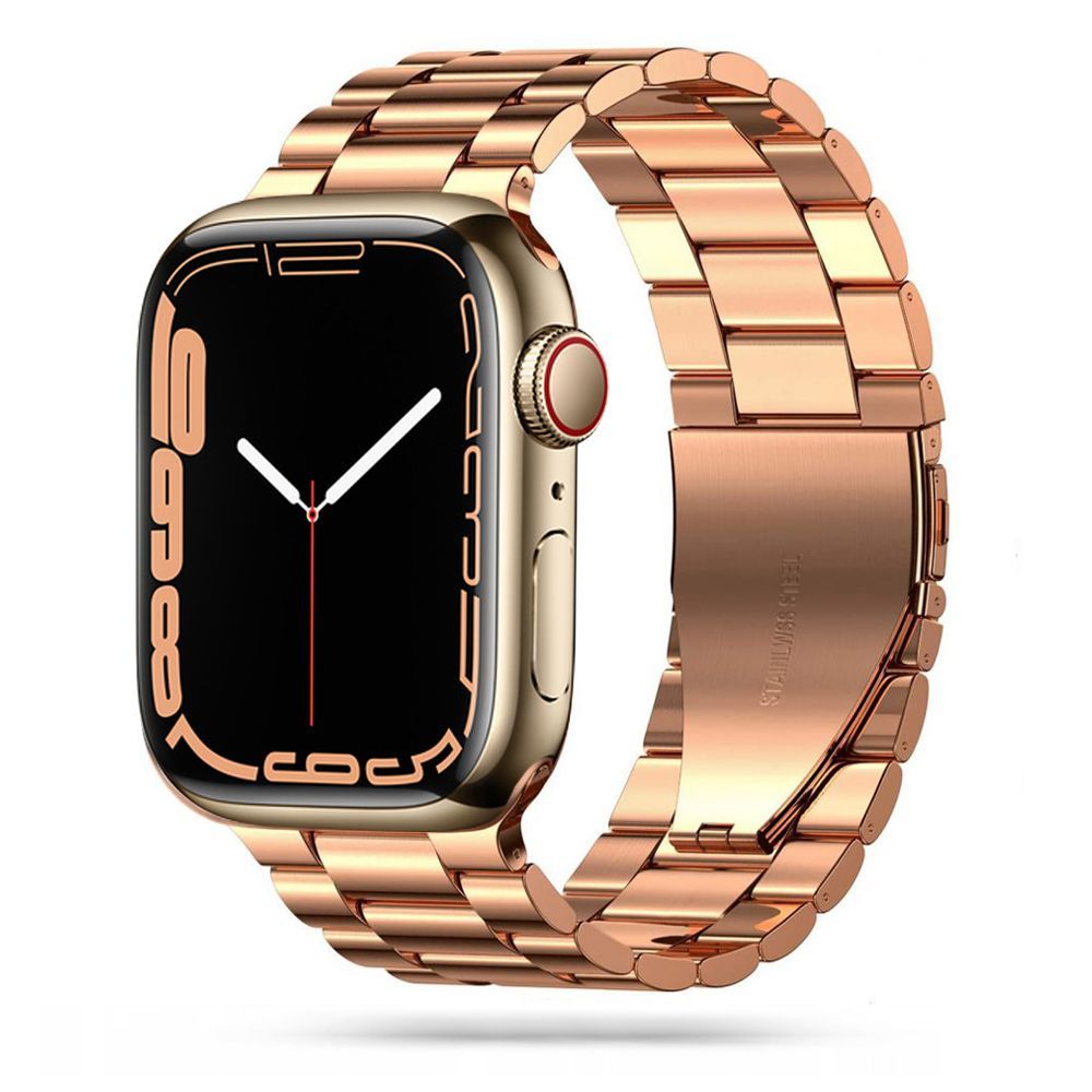 CINTURINO TECH-PROTECT EDELSTAHL APPLE WATCH 4 / 5 / 6 / 7 / 8 / SE / ULTRA (42 / 44 / 45 / 49 MM) ROSÉGOLD