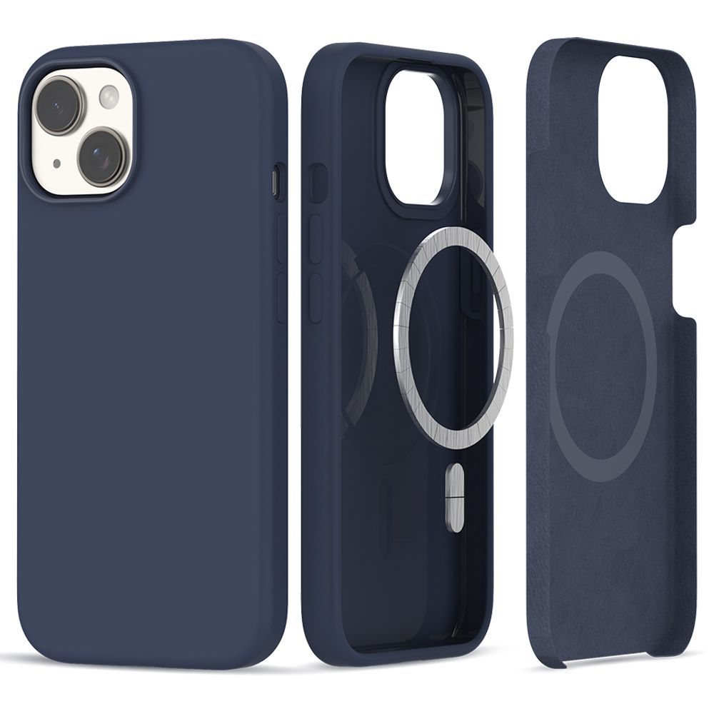 COVER TECH-PROTECT IN SILICONE MAGSAFE IPHONE 15 NAVY