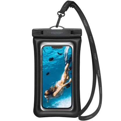 CUSTODIA IMPERMEABILE SPIGEN A610 UNIVERSAL WATERPROOF FLOAT CASE BLACK