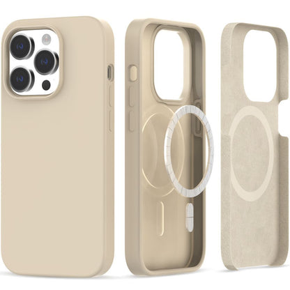 COVER TECH-PROTECT SILIKON MAGSAFE IPHONE 14 PRO BEIGE