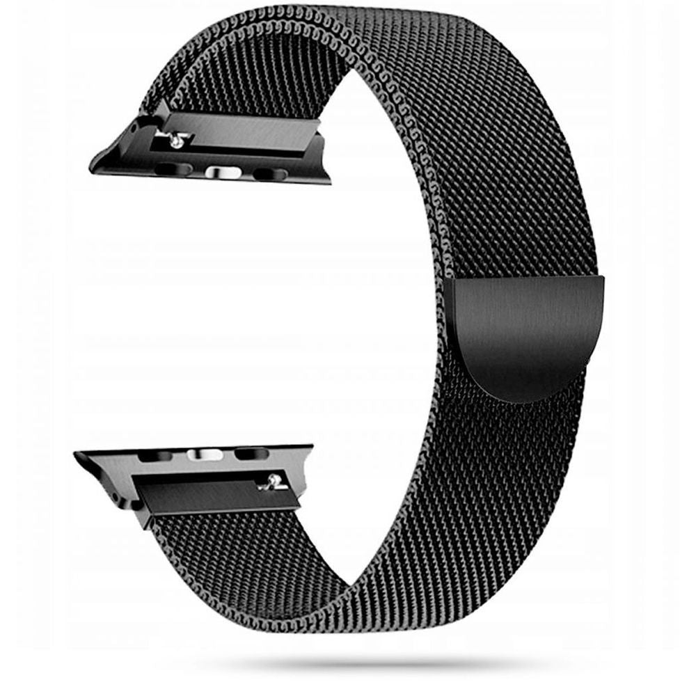 CINTURINO MAGLIA TECH-PROTECT MILANESEBAND APPLE WATCH 4 / 5 / 6 / 7 / 8 / SE / ULTRA (42 / 44 / 45 / 49 MM) SCHWARZ